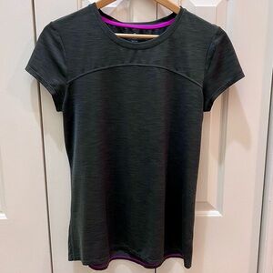 Athleta Dark Gray Short Sleeve Tee